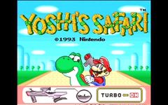 une photo d'Ã©cran de Yoshi s Safari sur Nintendo Super Nes